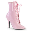 SEDUCE-1020 Stiefeletten Lack Baby Pink | Pleaser
