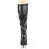 SEDUCE-2000 Stiefel Schwarz Matt | Pleaser