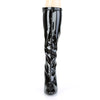 SEDUCE-2000 Stiefel Schwarz Lack | Pleaser
