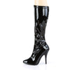 SEDUCE-2000 Stiefel Schwarz Lack | Pleaser