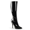 SEDUCE-2000 Stiefel Schwarz Lack | Pleaser