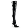 SEDUCE-3000 Overknee Stiefel Schwarz | Pleaser