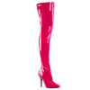 SEDUCE-3000 Overknee Stiefel Lack Pink | Pleaser