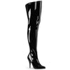 SEDUCE-3000WC Overknee Weitschaftstiefel Schwarz Lack | Pleaser Pink Label