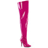 SEDUCE-3000WC Wide Calf/Weitere Wade - Overknee Stiefel - Weitschaft Pink Lack | Pleaser