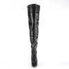 SEDUCE-3010 Overknee Stiefel Schwarz Matt | Pleaser