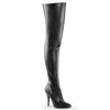 SEDUCE-3010 Overknee Stiefel Schwarz Matt | Pleaser