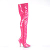 SEDUCE-3010 Overknee Stiefel Lack Hot Pink | Pleaser