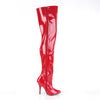SEDUCE-3010 Overknee Stiefel Lack Rot | Pleaser