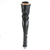 SEDUCE-3024 Overknee Stiefel schwarz | Pleaser
