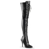 SEDUCE-3024 Overknee Stiefel schwarz | Pleaser