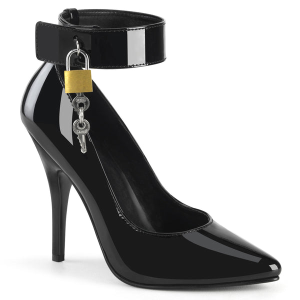 SEDUCE-432 Pumps - Schwarz lack | Pleaser High Heels