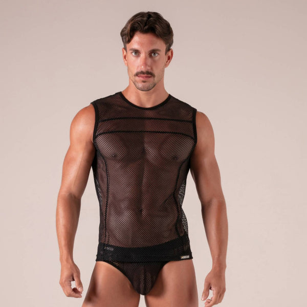 Seduction Tanktop Schwarz von Absolu Male