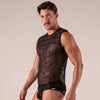 Seduction Tanktop Schwarz von Absolu Male – Ansicht 6
