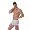 Herren Mini Shorts Weiß - Atmungsaktive Mesh Shorts mit Retro-Style | TOF Paris