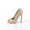 SEXY-42 Pumps Peeptoes Lack Nude | Pleaser