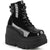 SHAKER-52 Plateau Stiefeletten schwarz Lack Schnürung | DemoniaCult