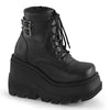 SHAKER-52 Plateau Stiefeletten Schwarz Matt | DemoniaCult