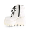 SHAKER-52 Plateau Stiefeletten - Weiss | DemoniaCult