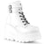 SHAKER-52 Plateau Stiefeletten - Weiss | DemoniaCult