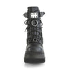 SHAKER-60 Plateau Stiefeletten schwarz matt sportlich | DemoniaCult