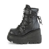 SHAKER-60 Plateau Stiefeletten schwarz matt sportlich | DemoniaCult