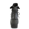 SHAKER-60 Plateau Stiefeletten schwarz matt sportlich | DemoniaCult