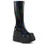 SHAKER-65 Plateau Stiefel schwarz Lack holo | DemoniaCult
