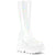 SHAKER-65 Plateau Stiefel Holo weiß | DemoniaCult