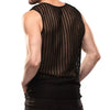Tanktop aus Spitze mit Häkel-Optik - Elegant und leicht - Schwarz | TOF Paris