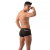 Shorts Low Waist in Schwarz mit Cut-outs und TOF-Logo Herren - Retro Style | TOF Paris