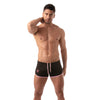 Shorts Low Waist in Schwarz mit Cut-outs und TOF-Logo Herren - Retro Style | TOF Paris