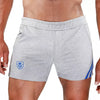 Graublaue Paris Shorts im klassischen Premium Design von TOF Paris