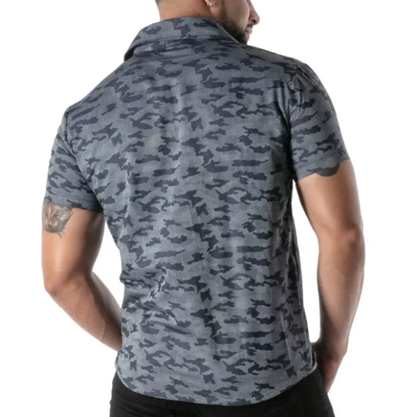 Blaues sleeves-Hemd von TOF Paris – Ansicht 5