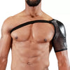 Schulter-Harness silber mit Polster & Geheimfach - Club-Style | TOF Paris