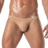 Mini Slip Beige - Bi-Stretch Baumwolle, leichter Sitz & Komfort | TOF Paris