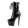Plateau Stiefeletten SKY-1020 Schwarz | Pleaser