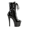 Plateau Stiefeletten SKY-1020 Schwarz | Pleaser