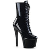 Plateau Stiefeletten SKY-1020 Schwarz | Pleaser