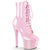 SKY-1020 Plateau Stiefeletten Lack Baby Pink | Pleaser