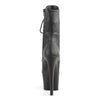 SKY-1020 Plateau Stiefeletten Schwarz | Pleaser