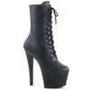 SKY-1020 Plateau Stiefeletten Schwarz | Pleaser