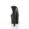 SKY-301 Plateau Pantoletten Klar/Schwarz | Pleaser
