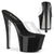 SKY-301CRS Plateau Pantoletten Schwarz Glitzer | Pleaser