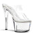 SKY-302 Plateau Pantoletten Klar | Pleaser