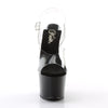 SKY-308 Plateau Sandaletten Schwarz | Pleaser