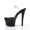 SKY-308 Plateau Sandaletten Schwarz | Pleaser