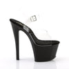 SKY-308 Plateau Sandaletten Schwarz | Pleaser