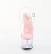 SKY-308 Plateau Sandaletten Transparent | Pleaser