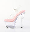 SKY-308 Plateau Sandaletten Transparent | Pleaser